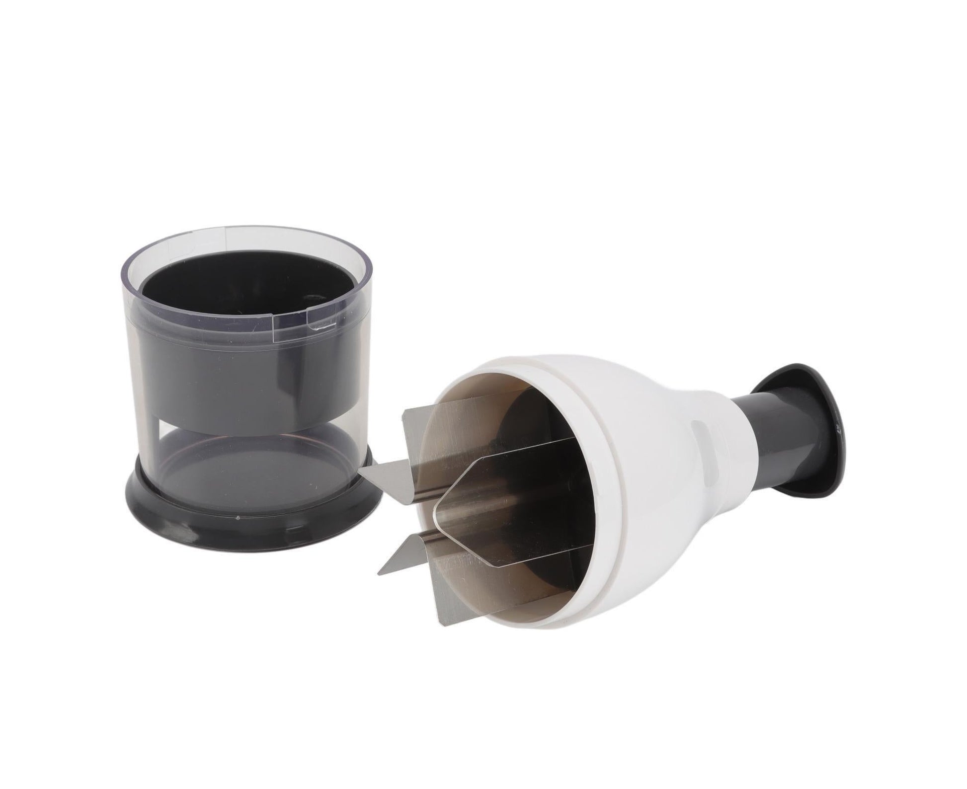 Mini Chopper White Manual Stainless Steel Blade PP Material Easy Disassemble Vegetable Chopper for Onions Nuts V1263-JX-1508