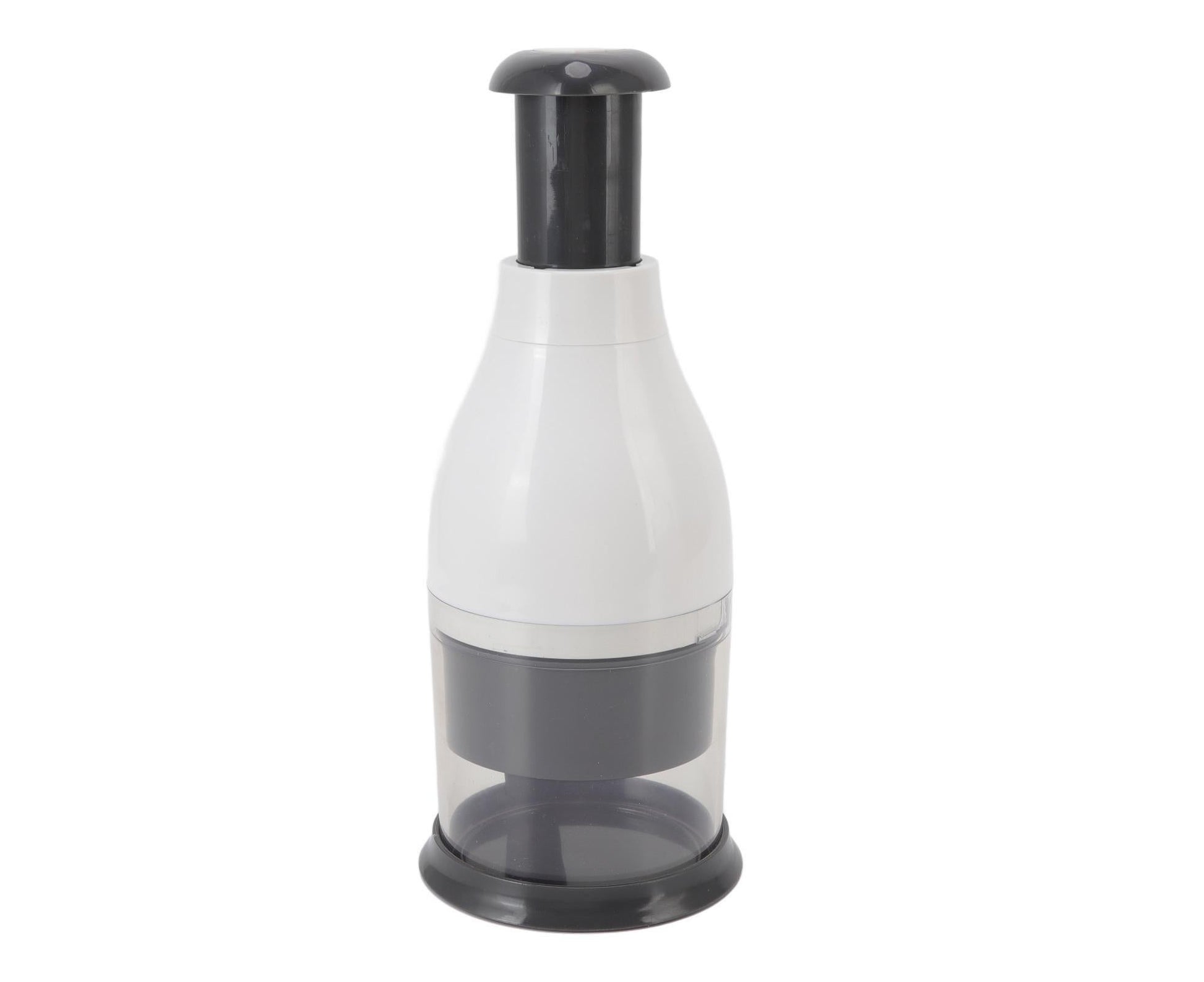 Mini Chopper White Manual Stainless Steel Blade PP Material Easy Disassemble Vegetable Chopper for Onions Nuts V1263-JX-1508
