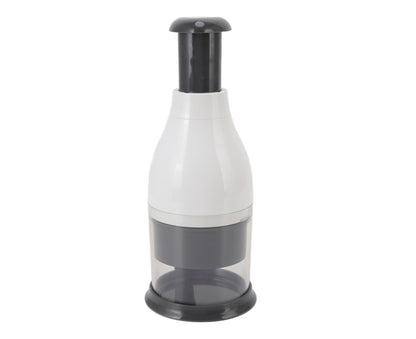Mini Chopper White Manual Stainless Steel Blade PP Material Easy Disassemble Vegetable Chopper for Onions Nuts V1263-JX-1508