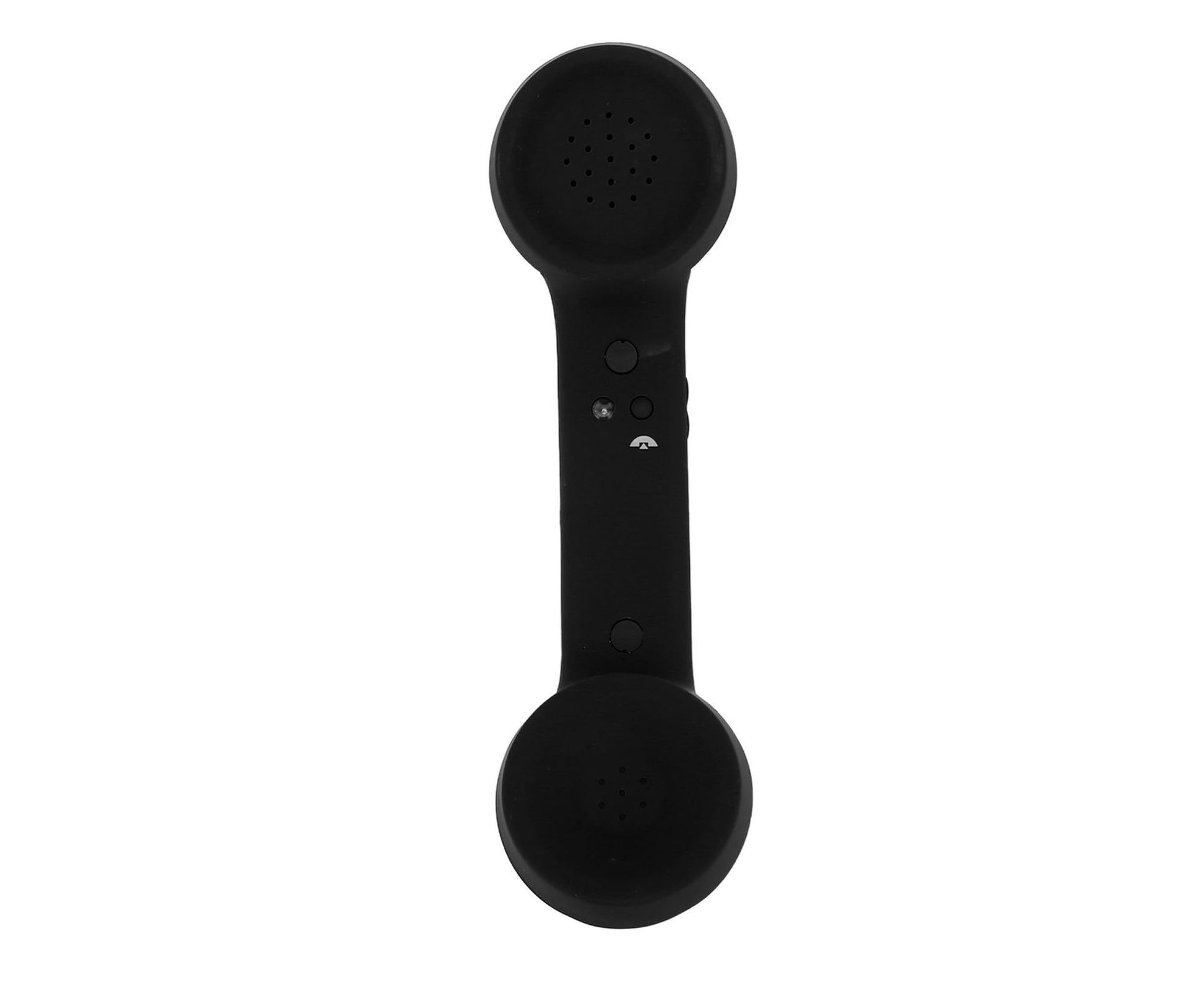Bluetooth Telephone Handset Retro Radiation Proof Rechargeable Wireless Mobile Phone Handset Receiver Black V1263-JX-151