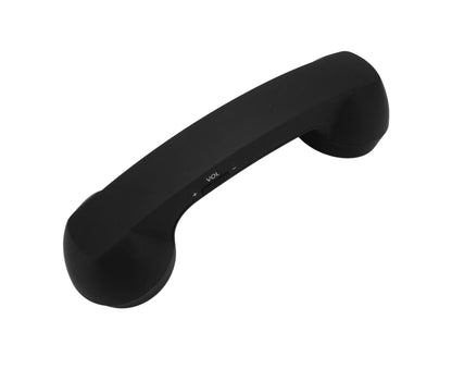 Bluetooth Telephone Handset Retro Radiation Proof Rechargeable Wireless Mobile Phone Handset Receiver Black V1263-JX-151