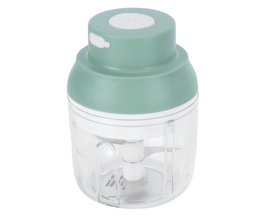 Mini Vegetable Cutter 250ml Electric Garlic Masher Crusher Grinder Kitchen AccessoryGreen V1263-JX-1512