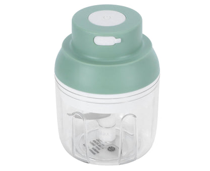 Mini Vegetable Cutter 250ml Electric Garlic Masher Crusher Grinder Kitchen AccessoryGreen V1263-JX-1512