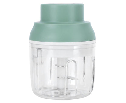Mini Vegetable Cutter 250ml Electric Garlic Masher Crusher Grinder Kitchen AccessoryGreen V1263-JX-1512