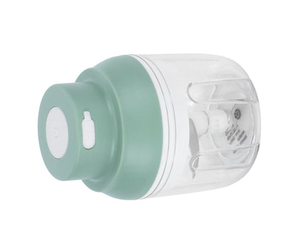 Mini Vegetable Cutter 250ml Electric Garlic Masher Crusher Grinder Kitchen AccessoryGreen V1263-JX-1512