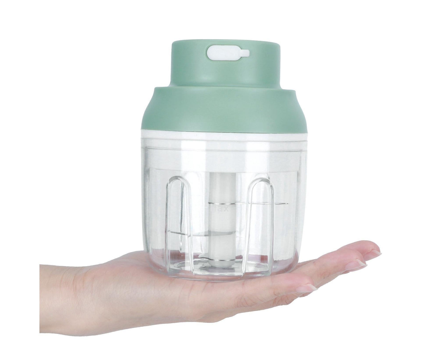 Mini Vegetable Cutter 250ml Electric Garlic Masher Crusher Grinder Kitchen AccessoryGreen V1263-JX-1512