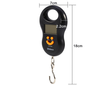 Portable 50kg/10g LCD Digital Hanging Weight Electronic Luggage Hook Scale V1263-JX-1515
