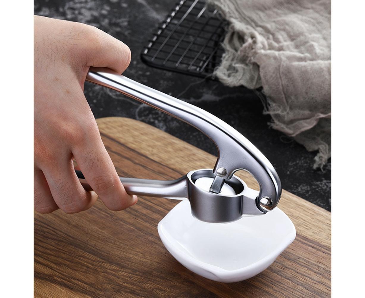 Professional Multi Function Kitchen Zinc Alloy Manual Garlic Press Crusher Tool V1263-JX-1517