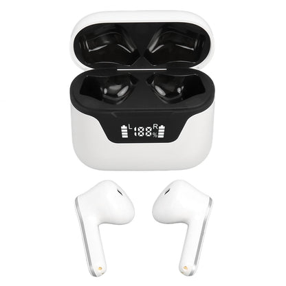 Language Translator Earbuds Bluetooth Support 144 Languages Translation Wireless Translator Earphone White V1263-JX-152