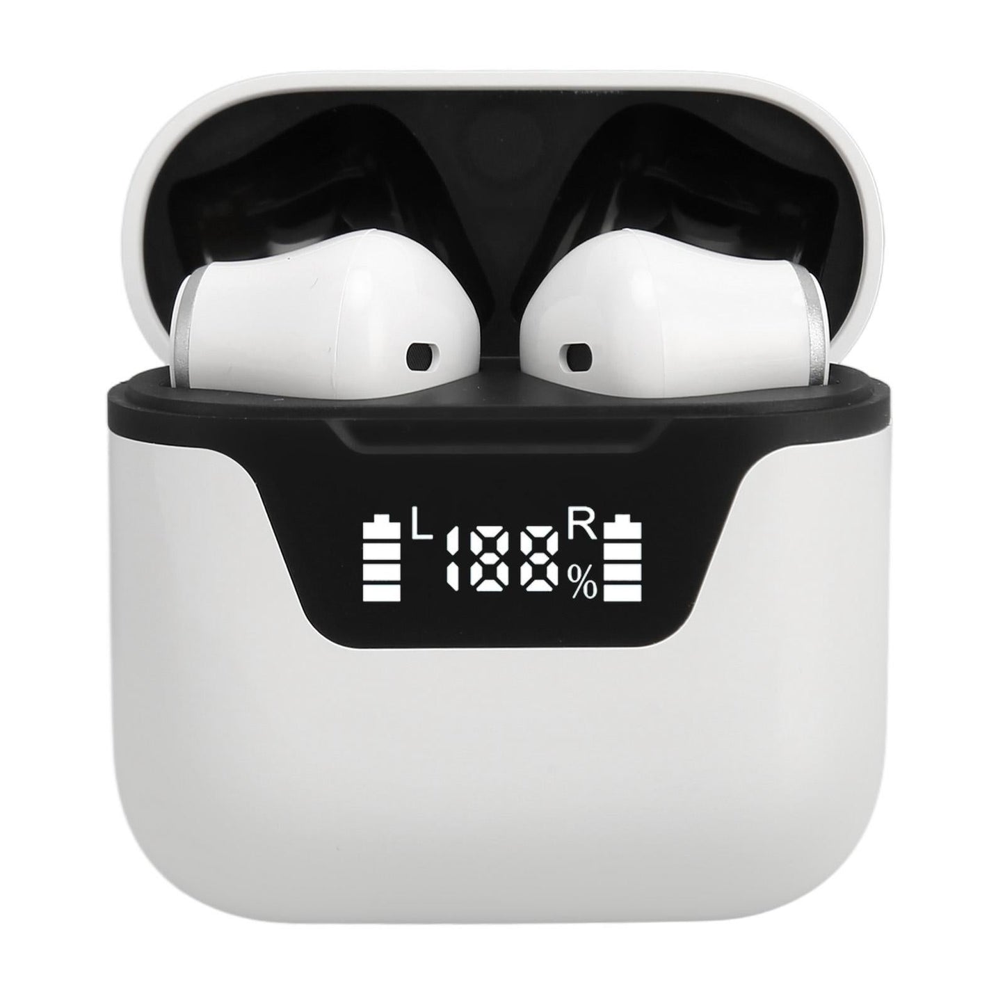 Language Translator Earbuds Bluetooth Support 144 Languages Translation Wireless Translator Earphone White V1263-JX-152