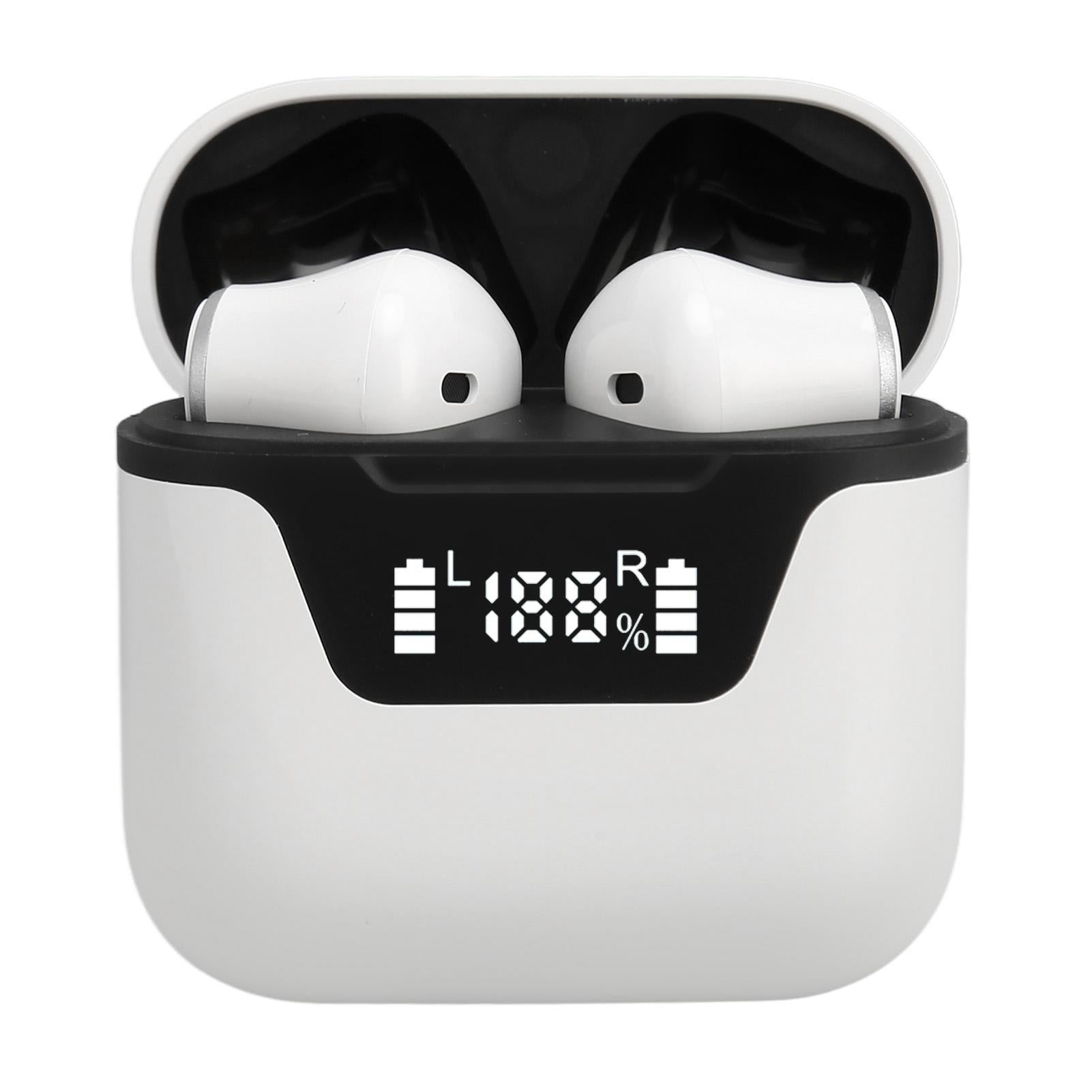 Language Translator Earbuds Bluetooth Support 144 Languages Translation Wireless Translator Earphone White V1263-JX-152