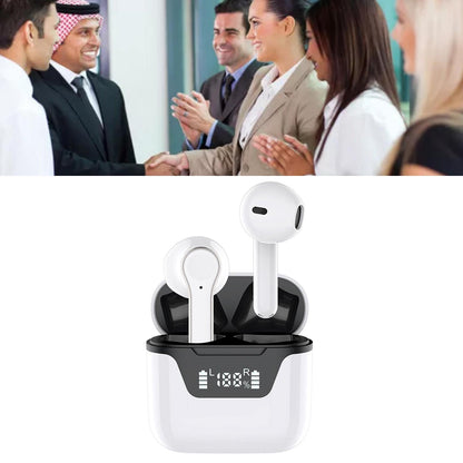 Language Translator Earbuds Bluetooth Support 144 Languages Translation Wireless Translator Earphone White V1263-JX-152