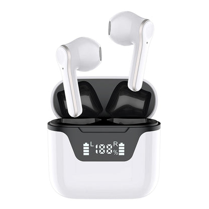 Language Translator Earbuds Bluetooth Support 144 Languages Translation Wireless Translator Earphone White V1263-JX-152