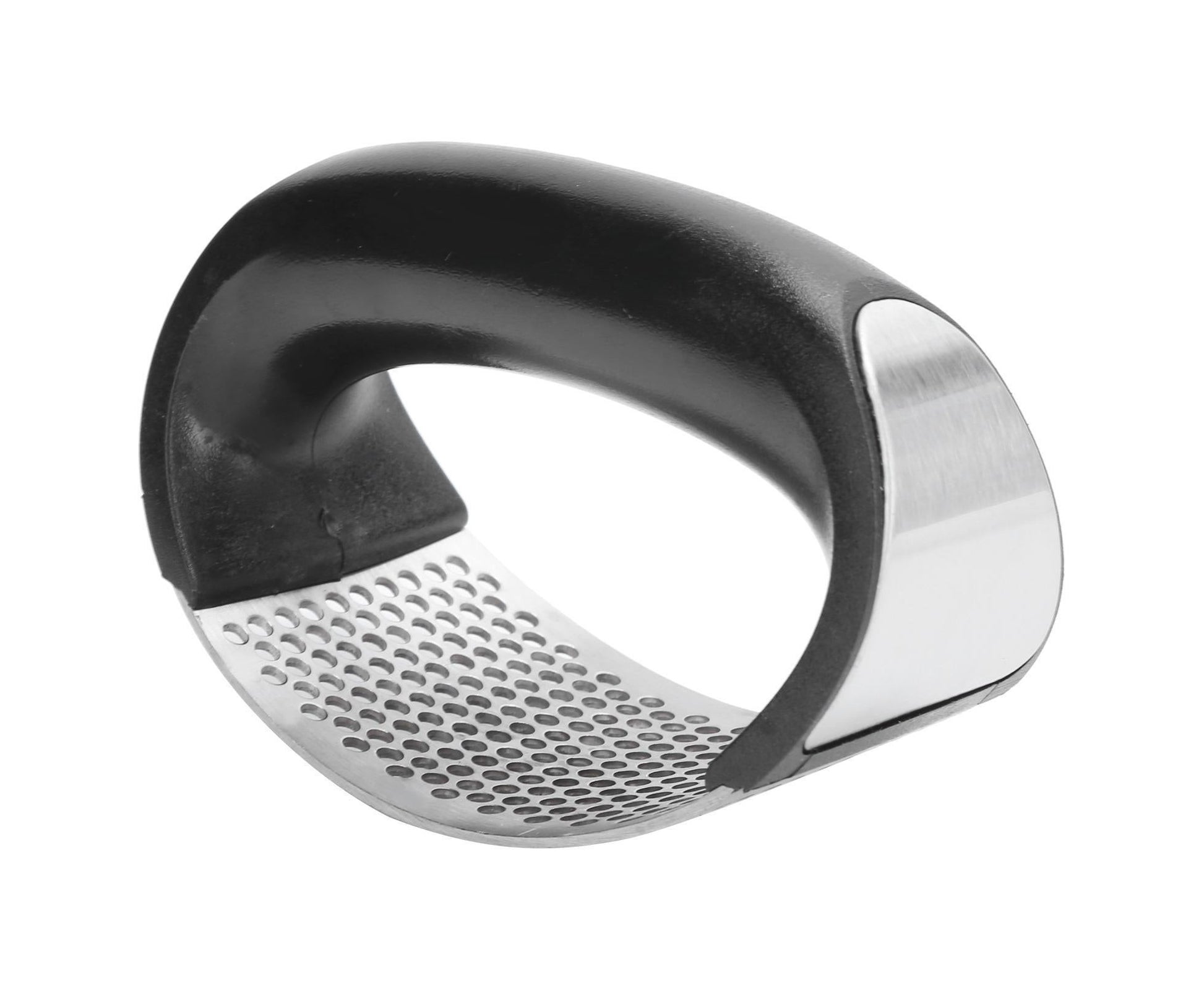 Stainless Steel Garlic Press Mincer Crusher with Cleaning Brush and Garlic Peeler Kitchen Tool V1263-JX-1523