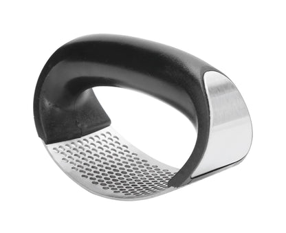 Stainless Steel Garlic Press Mincer Crusher with Cleaning Brush and Garlic Peeler Kitchen Tool V1263-JX-1523