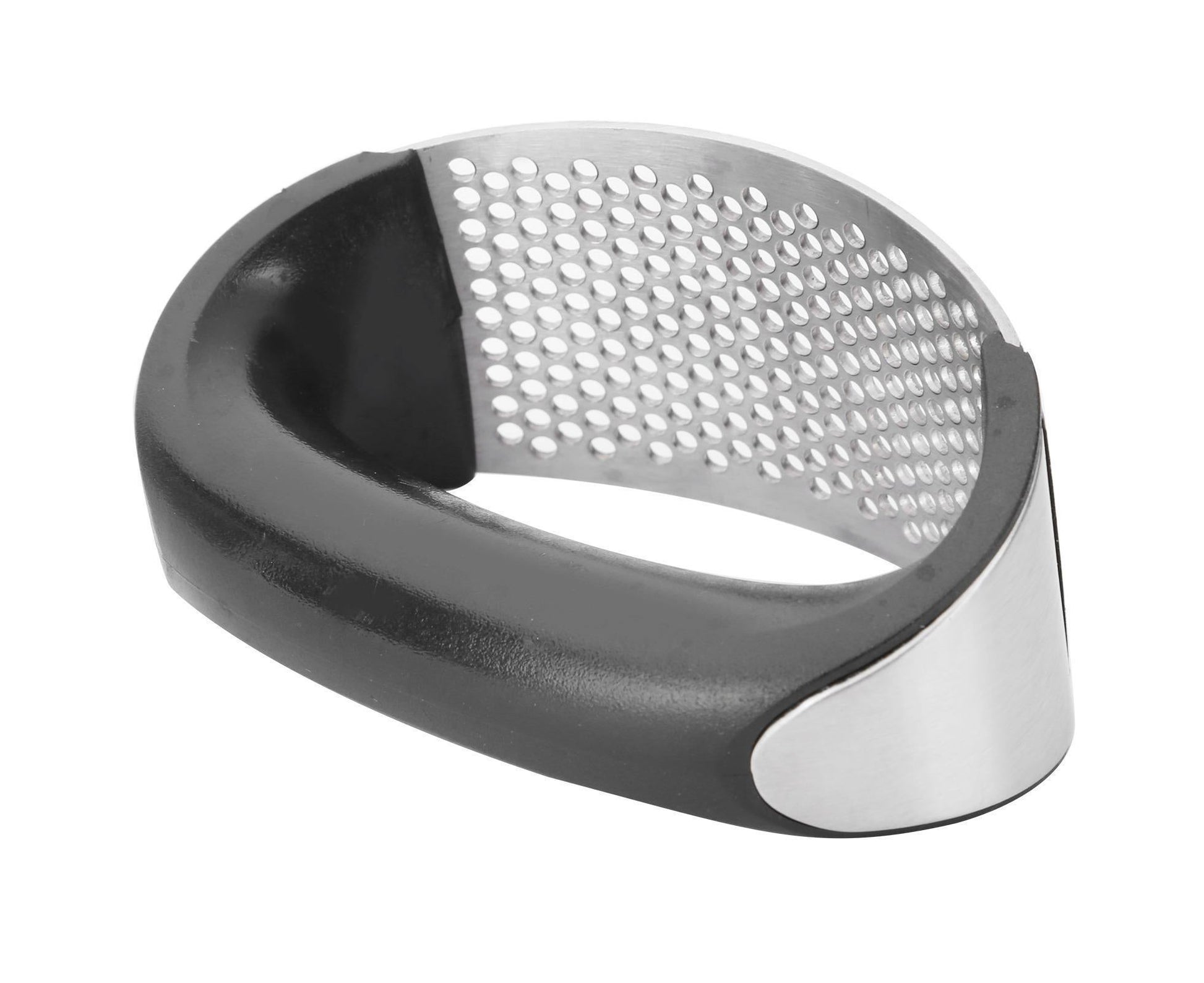 Stainless Steel Garlic Press Mincer Crusher with Cleaning Brush and Garlic Peeler Kitchen Tool V1263-JX-1523