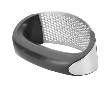 Stainless Steel Garlic Press Mincer Crusher with Cleaning Brush and Garlic Peeler Kitchen Tool V1263-JX-1523