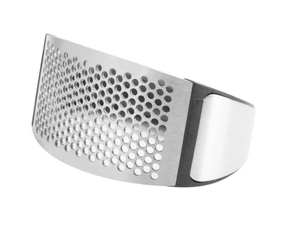 Stainless Steel Garlic Press Mincer Crusher with Cleaning Brush and Garlic Peeler Kitchen Tool V1263-JX-1523