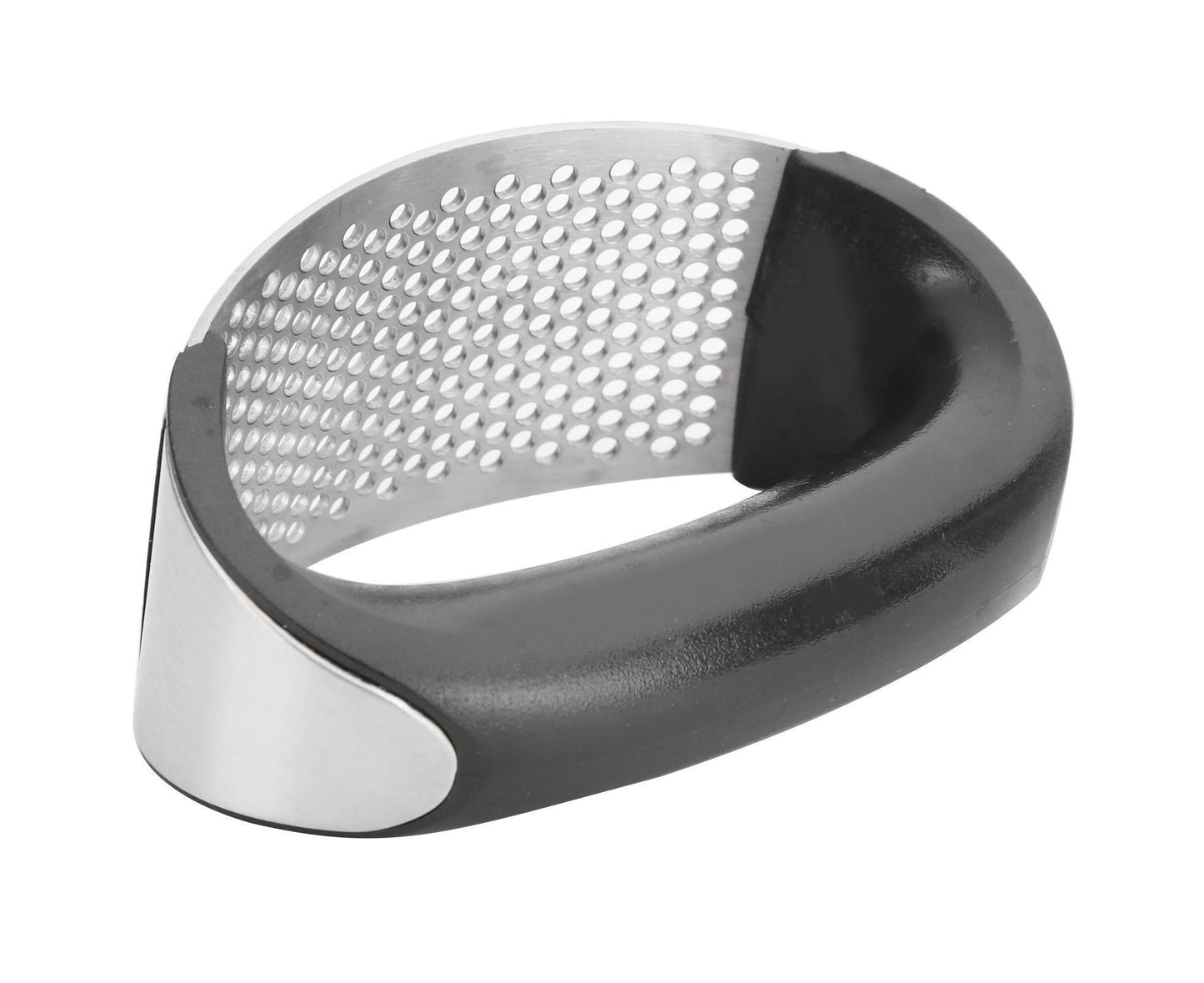 Stainless Steel Garlic Press Mincer Crusher with Cleaning Brush and Garlic Peeler Kitchen Tool V1263-JX-1523