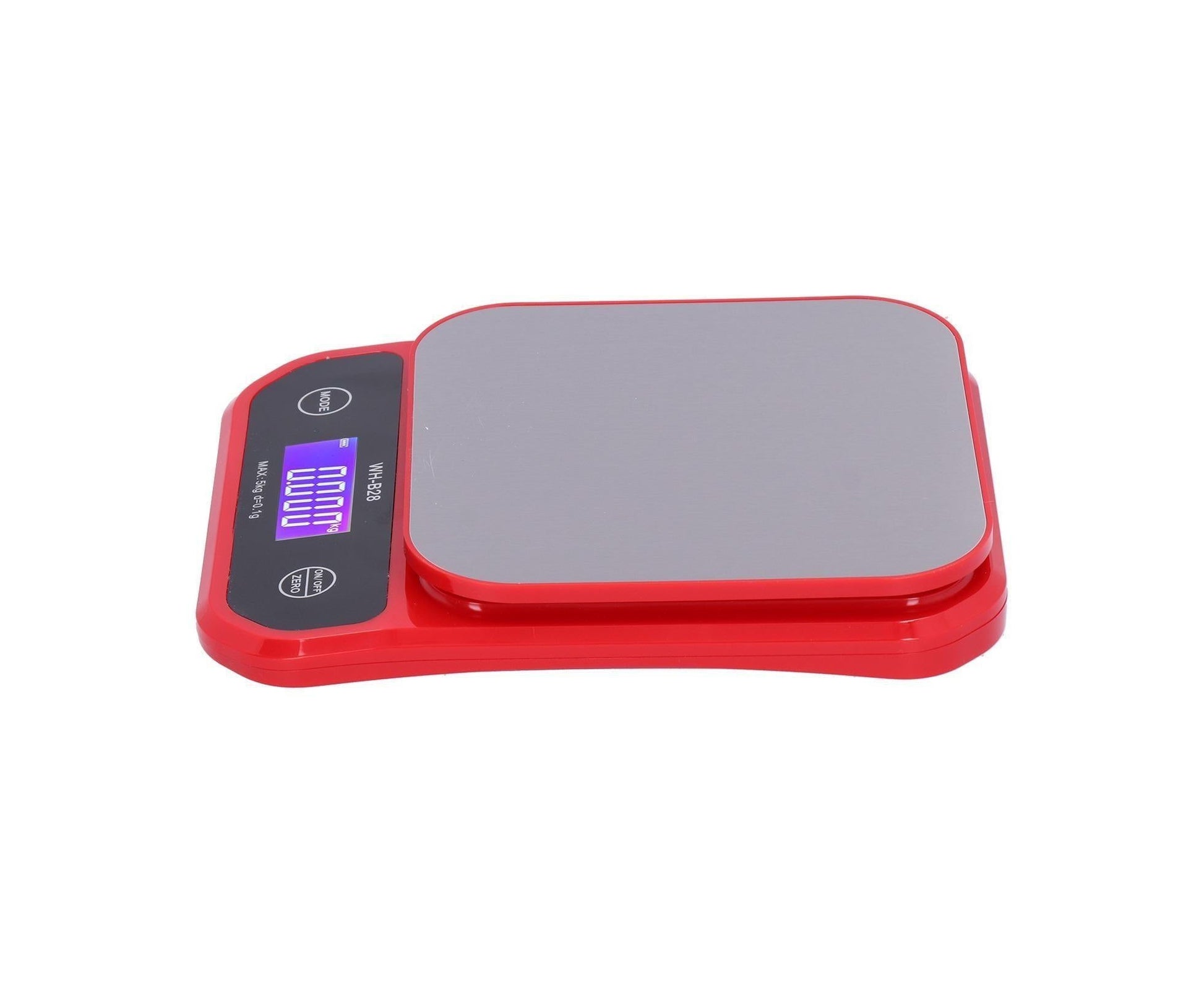 USB Charging Scale Waterproof Kitchen Baking Food Scale Electric Weight Measuring BalanceRed 5kg/0.1g V1263-JX-1526