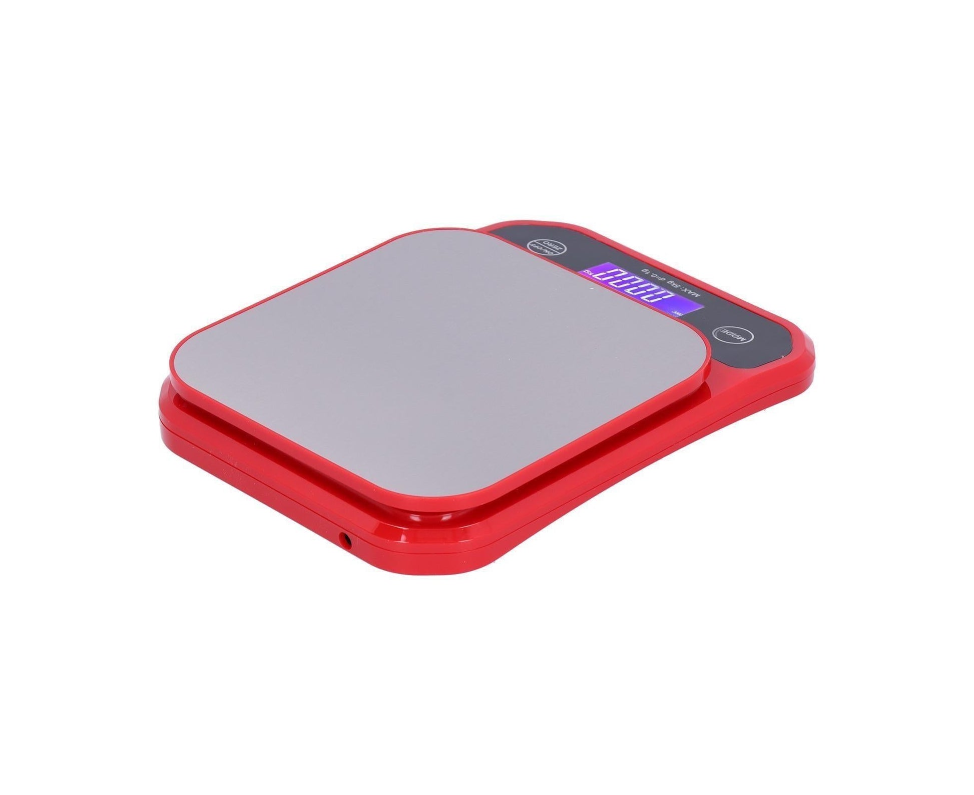 USB Charging Scale Waterproof Kitchen Baking Food Scale Electric Weight Measuring BalanceRed 5kg/0.1g V1263-JX-1526
