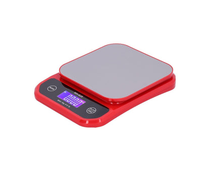 USB Charging Scale Waterproof Kitchen Baking Food Scale Electric Weight Measuring BalanceRed 5kg/0.1g V1263-JX-1526