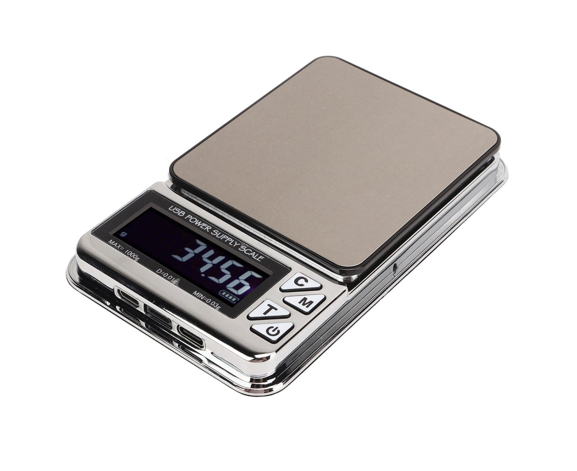 USB Electric Jewelry Flat Weighing Scale Electronic Kitchen Food Coffee Weighing Scale 200mAh V1263-JX-1528