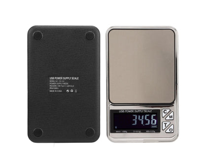 USB Electric Jewelry Flat Weighing Scale Electronic Kitchen Food Coffee Weighing Scale 200mAh V1263-JX-1528