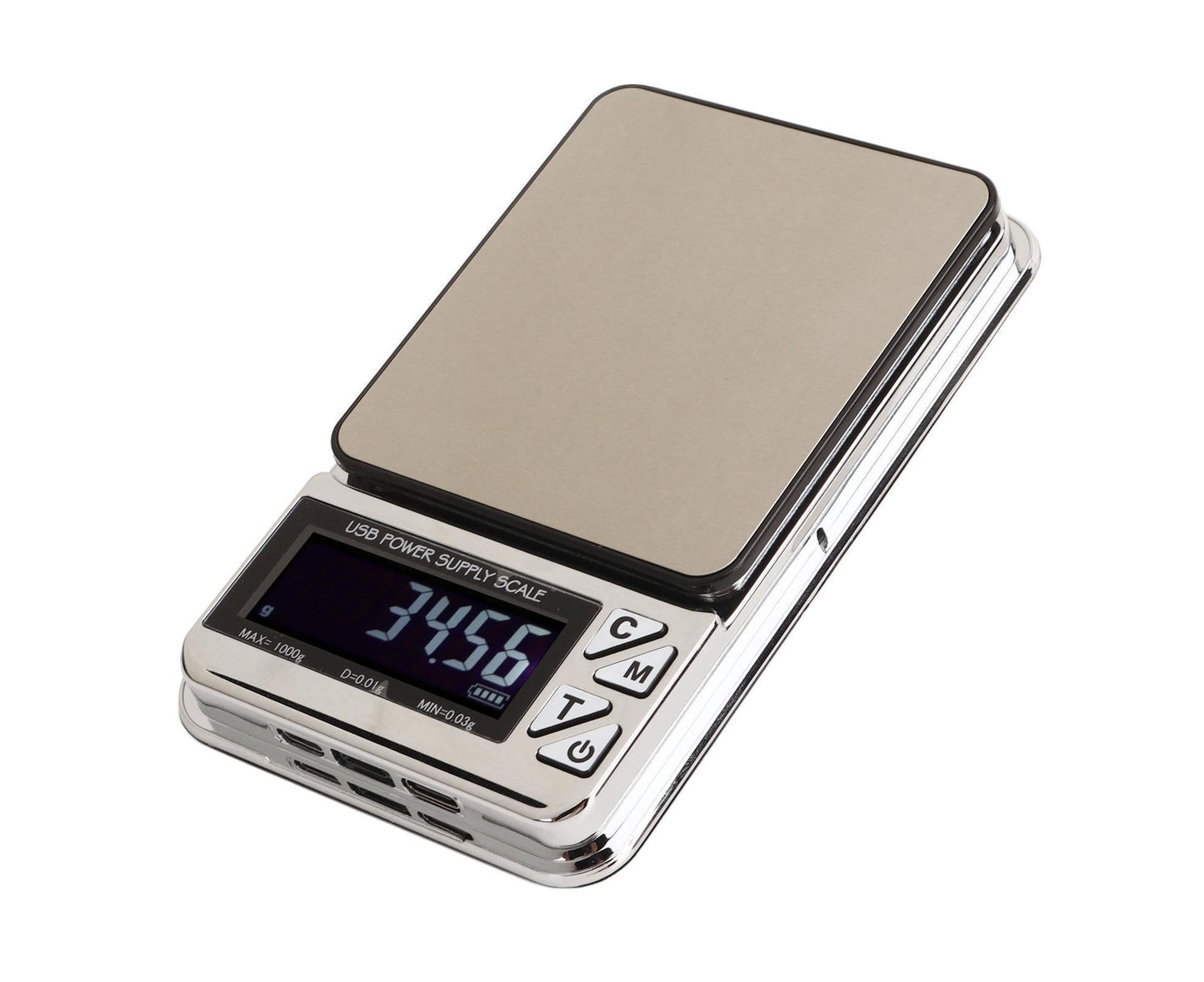 USB Electric Jewelry Flat Weighing Scale Electronic Kitchen Food Coffee Weighing Scale 200mAh V1263-JX-1528