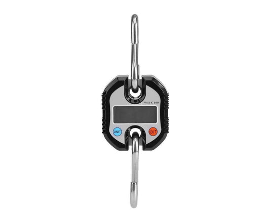 WeiHeng Portable Crane LCD Digital Electronic Hook Hanging Scales Loop Weighing Balance Black V1263-JX-1530