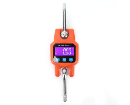 WH-C06 Rechargeable Digital Hanging Scale Mini Crane Scale Electronic Hook Scale for Home(Orange ) V1263-JX-1532
