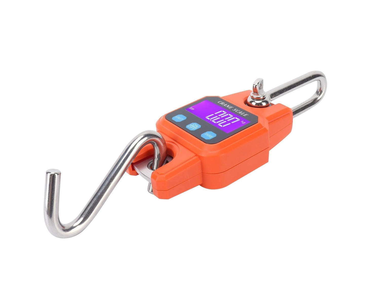 WH-C06 Rechargeable Digital Hanging Scale Mini Crane Scale Electronic Hook Scale for Home(Orange ) V1263-JX-1532