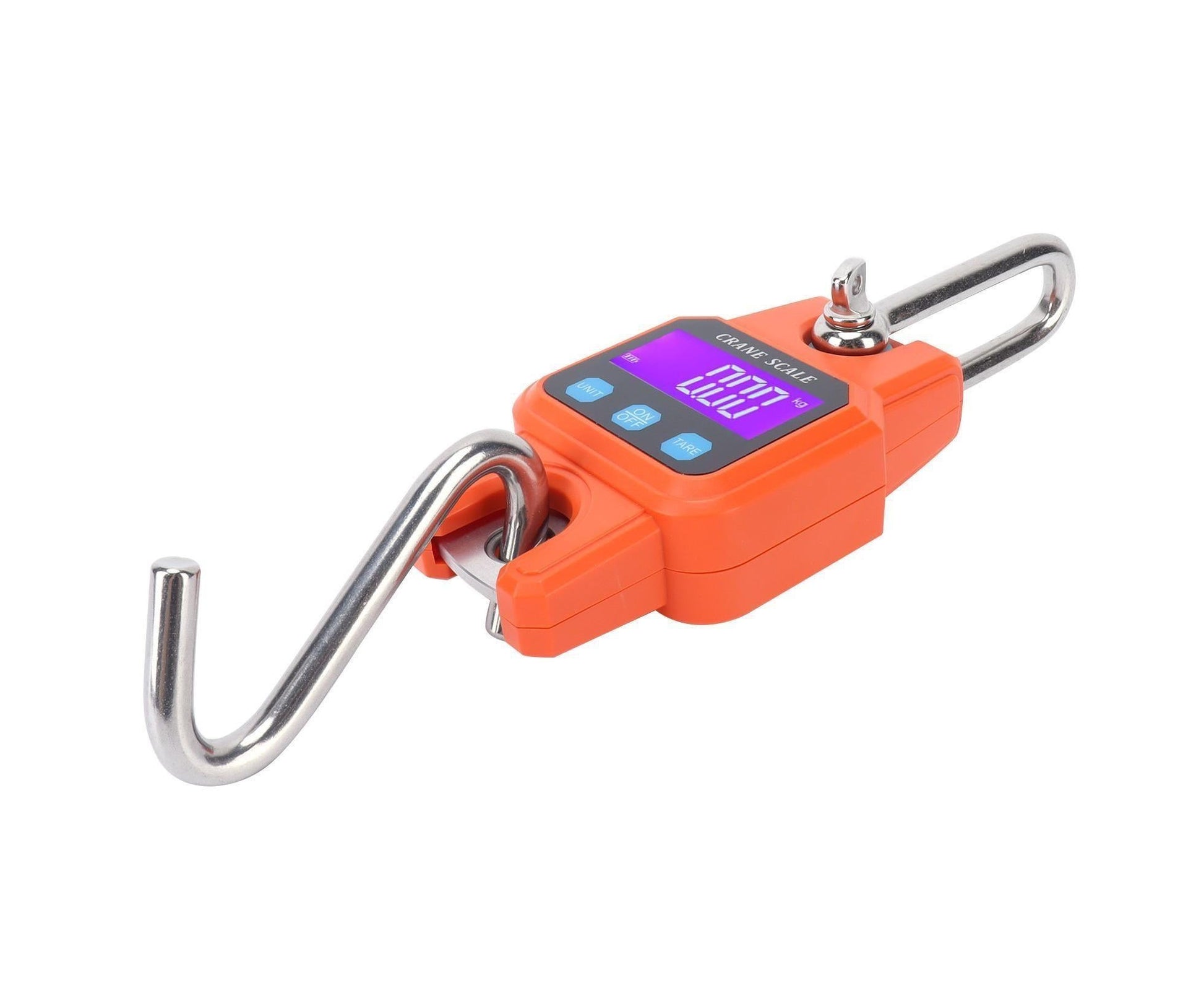WH-C06 Rechargeable Digital Hanging Scale Mini Crane Scale Electronic Hook Scale for Home(Orange ) V1263-JX-1532