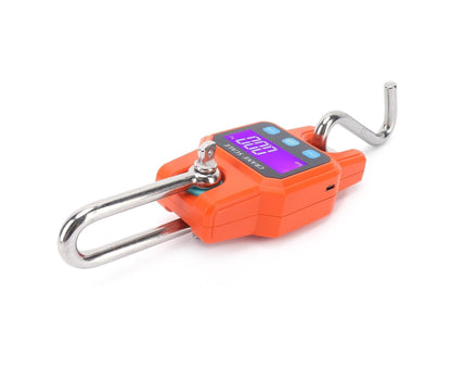 WH-C06 Rechargeable Digital Hanging Scale Mini Crane Scale Electronic Hook Scale for Home(Orange ) V1263-JX-1532