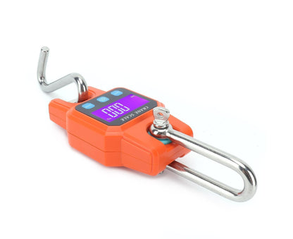 WH-C06 Rechargeable Digital Hanging Scale Mini Crane Scale Electronic Hook Scale for Home(Orange ) V1263-JX-1532