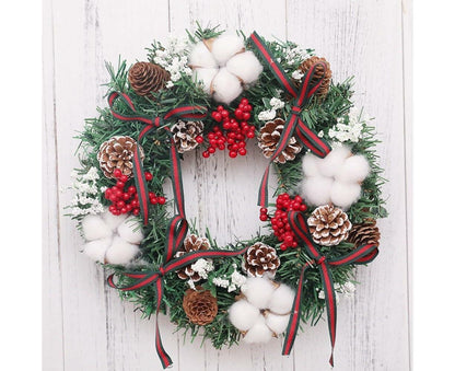 30cm Christmas Wreath 30cm, Christmas decorations, artificial Christmas garland, Christmas ornament V1263-JX-1584