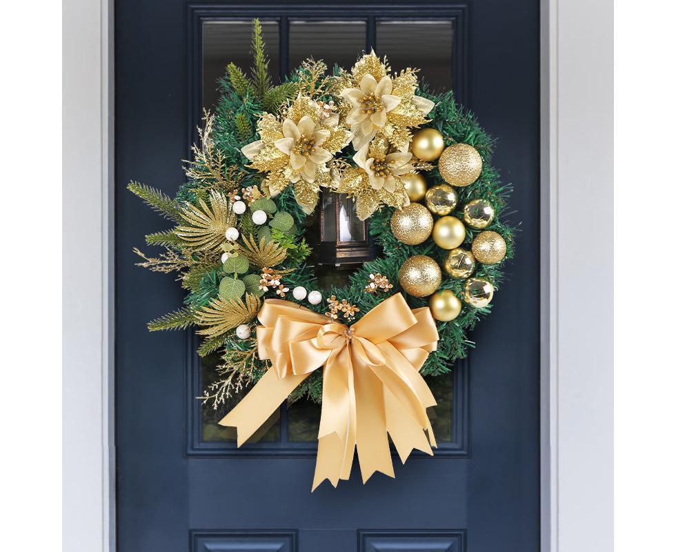 30cm, Christmas Decorations, Artificial Christmas Wreath, Christmas Party Supplies V1263-JX-1589