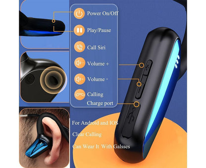 Sports Wireless Headphones - Waterproof - Bluetooth Earbuds for Running Walking Cycling V1263-JX-16