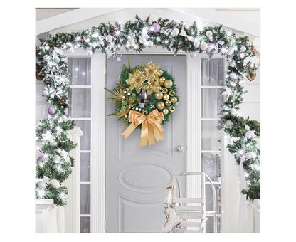 40cm Nativity Scene Christmas Wreath, Christmas Decorations, Artificial Christmas Wreath V1263-JX-1601