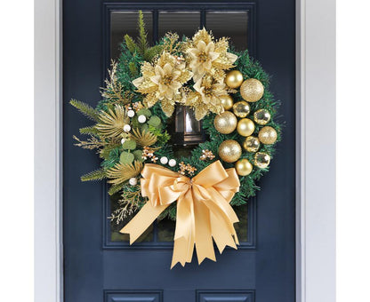 40cm Nativity Scene Christmas Wreath, Christmas Decorations, Artificial Christmas Wreath V1263-JX-1601