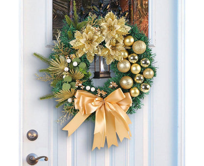 40cm Nativity Scene Christmas Wreath, Christmas Decorations, Artificial Christmas Wreath V1263-JX-1601