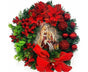 Nativity Christmas Wreath, 40cm Artificial Christmas Garlands, Christmas Decorations V1263-JX-1611