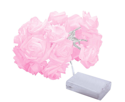 1 String Fairy Light High Brightness Realistic Battery Operated Beautiful LED Rose Flower Holiday Supplies - V1263-JX-1615