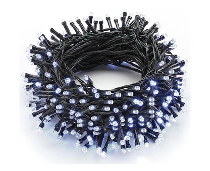 10M100LED Battery Operated Christmas String Lights with 8 Modes - White V1263-JX-1616