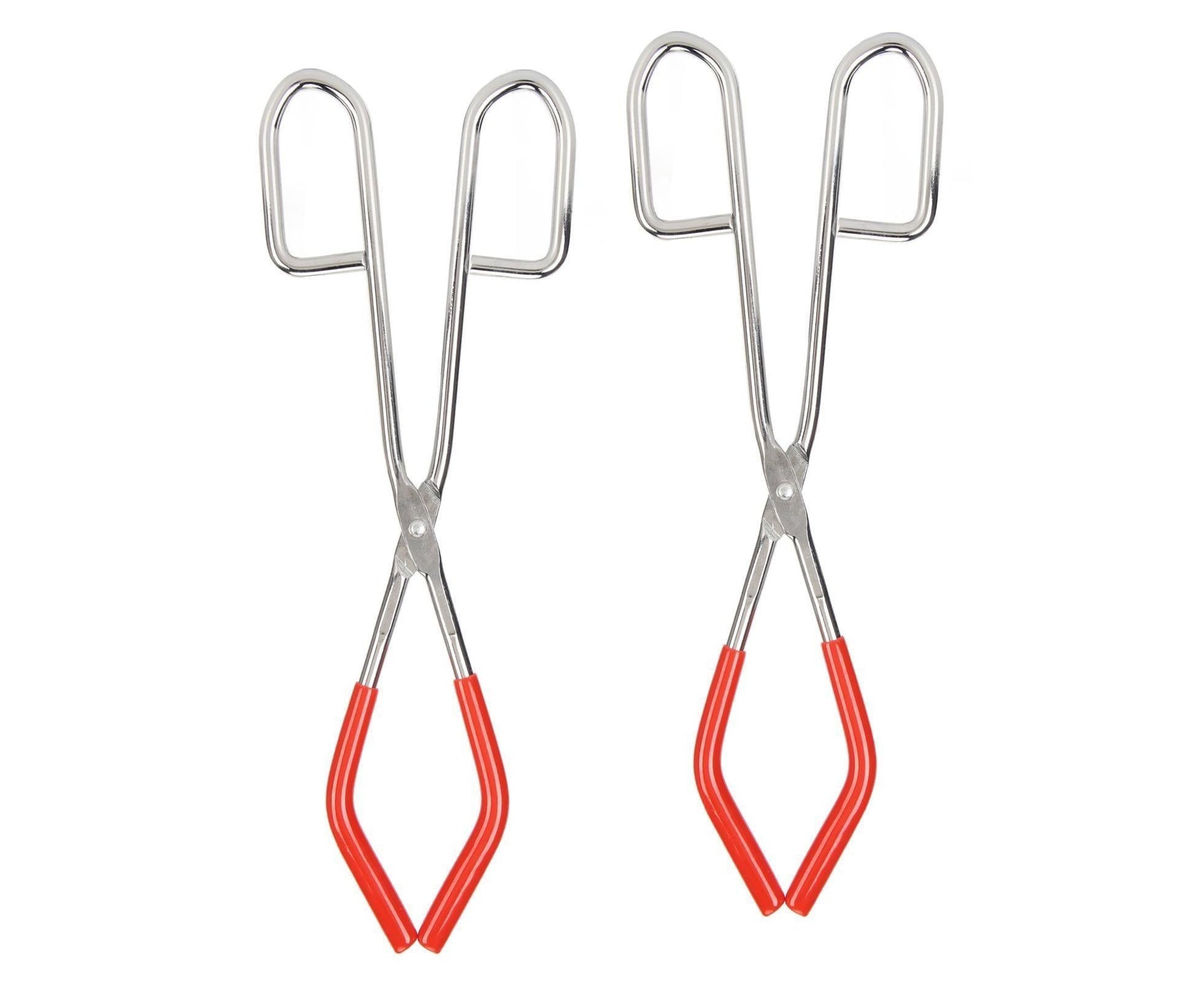 2pcs Labs Beaker Tongs Rust Prevention Strong Grip Rubber Coated Ends Chemical Beaker Tongs for 50mL To V1263-JX-1632