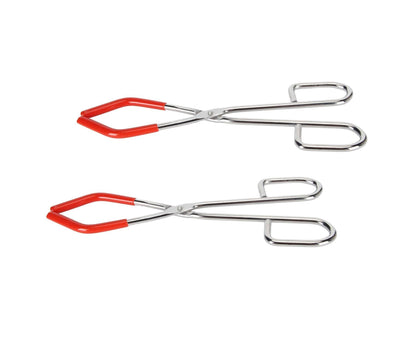 2pcs Labs Beaker Tongs Rust Prevention Strong Grip Rubber Coated Ends Chemical Beaker Tongs for 50mL To V1263-JX-1632