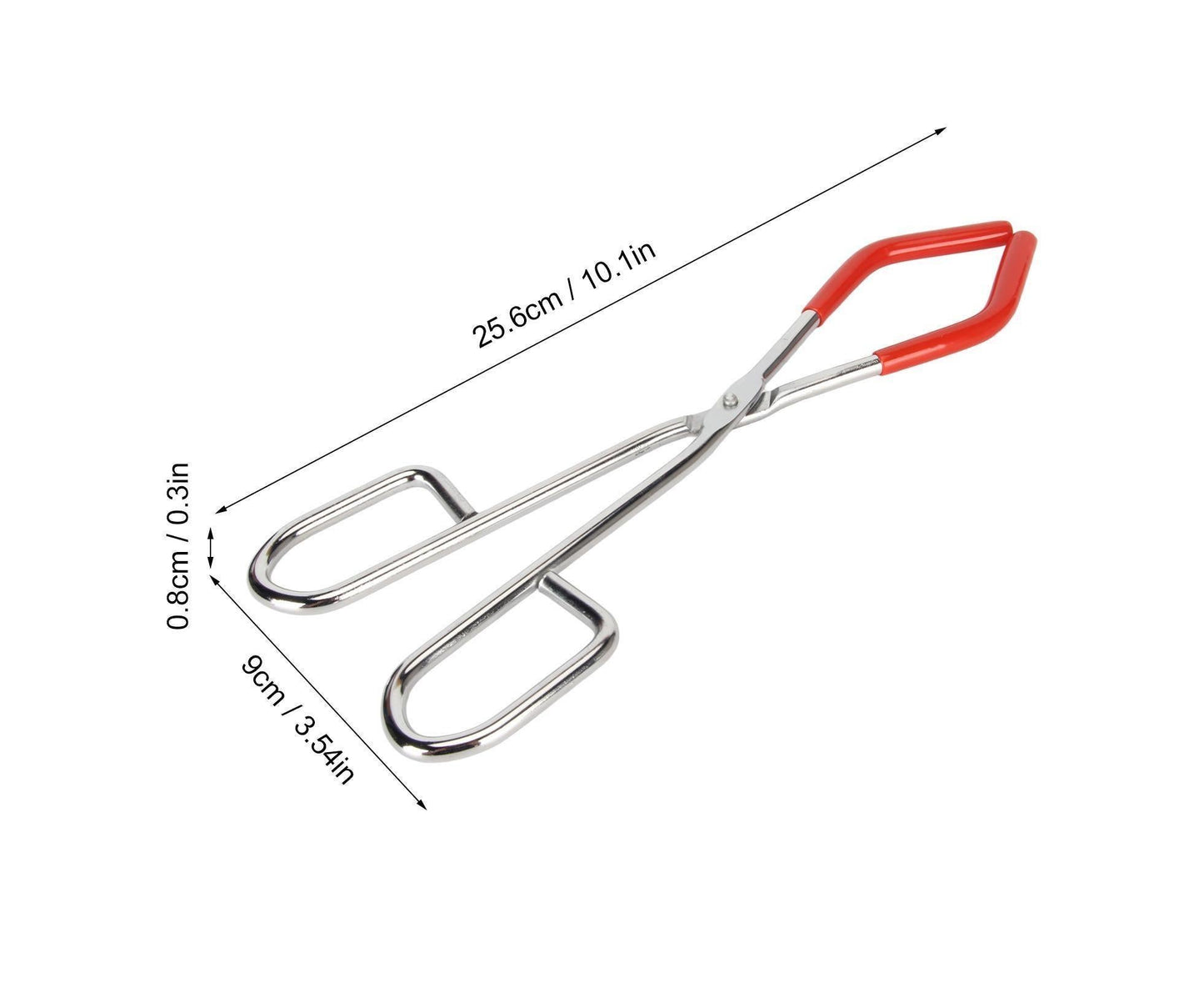 2pcs Labs Beaker Tongs Rust Prevention Strong Grip Rubber Coated Ends Chemical Beaker Tongs for 50mL To V1263-JX-1632