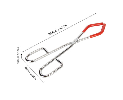 2pcs Labs Beaker Tongs Rust Prevention Strong Grip Rubber Coated Ends Chemical Beaker Tongs for 50mL To V1263-JX-1632