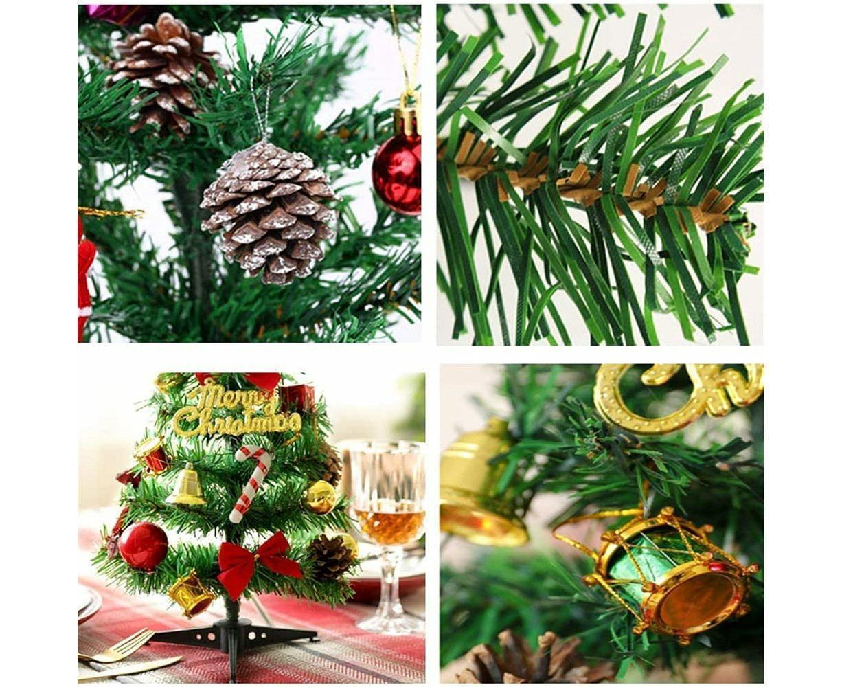 30Cm Mini Christmas Tree, Small Illuminated Christmas Tree,Mini Christmas Tree With Led Fairy Lights, V1263-JX-1634