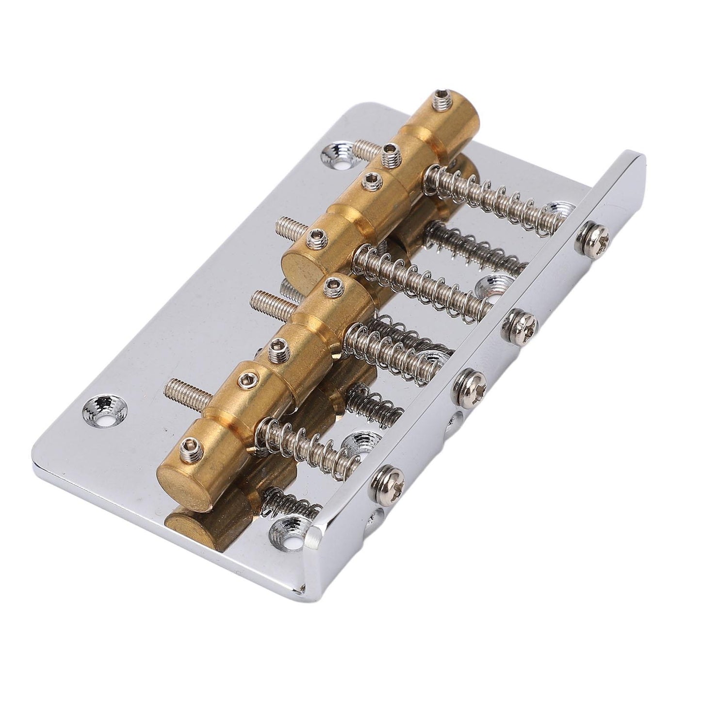 4 String Bass Bridge Assembly Robust Simple Installation Copper Guitar Bridge Saddle For Maintenance V1263-JX-1642